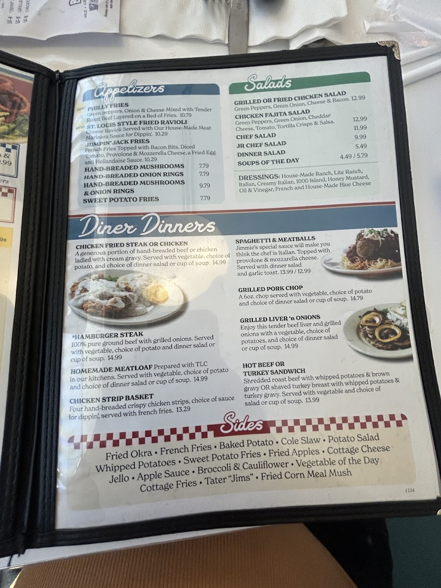 Menu Jimmie's Diner-6